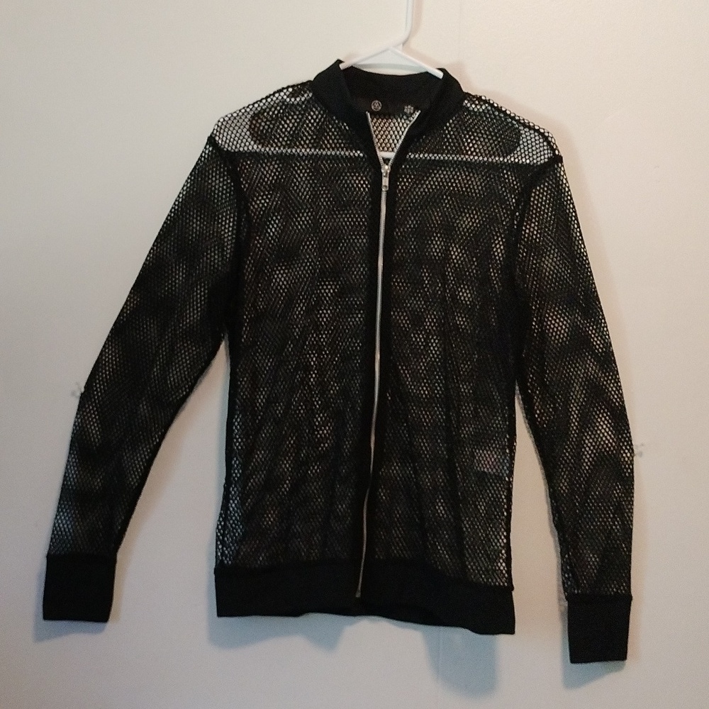 Missguided fishnet jacket